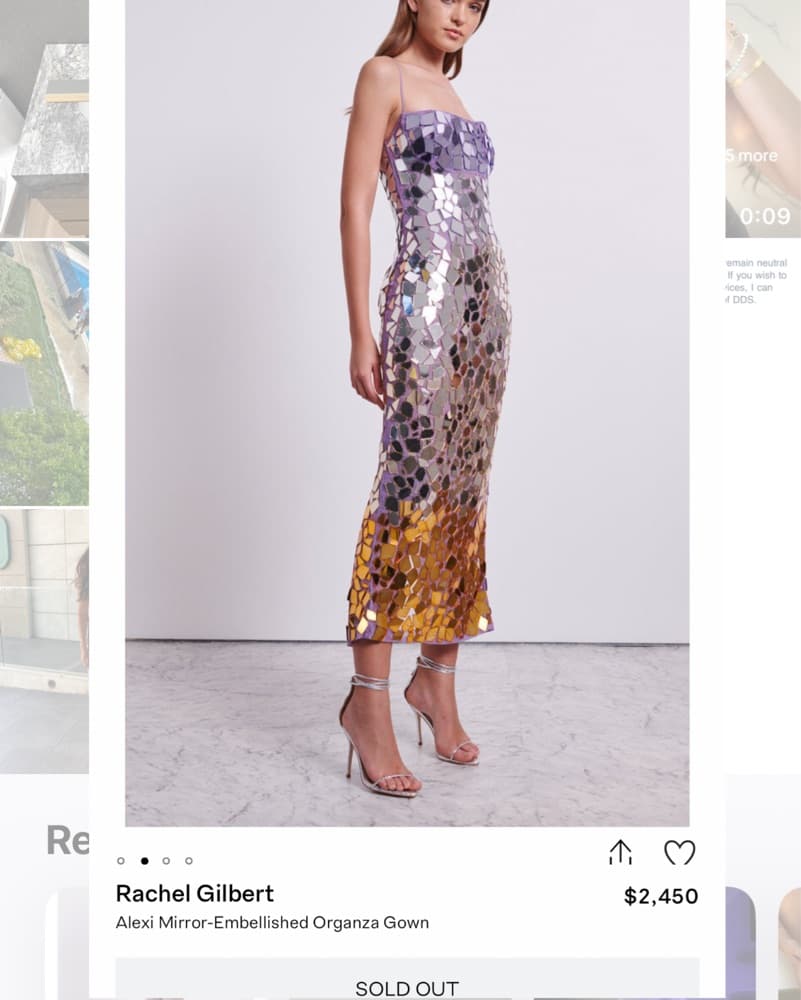 Rachel Gilbert Alexi Mirror Gown - Image 1