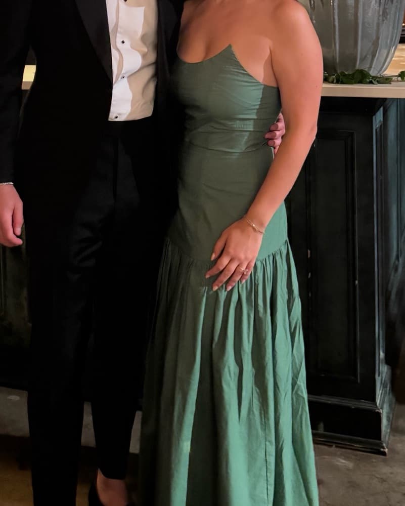 Ancosti Green Maxi Dress - Image 4