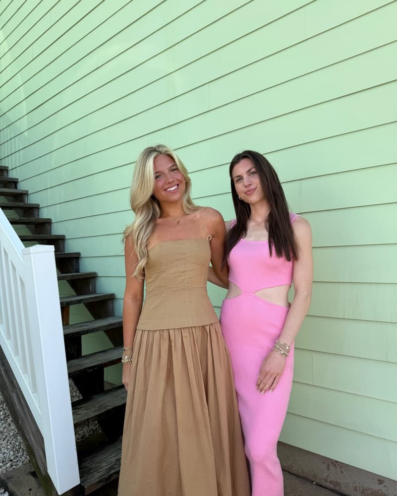 Brown/Tan Dress - Image 2