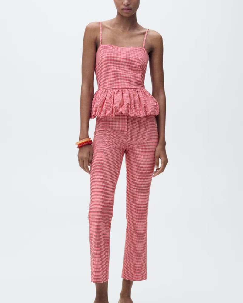 Mango Red Check Set  - Image 1