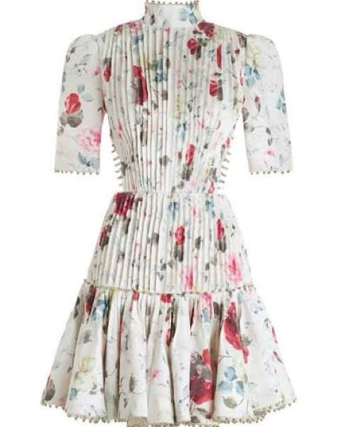 Rare Zimmermann Corset Mini Floral Dress - Image 2