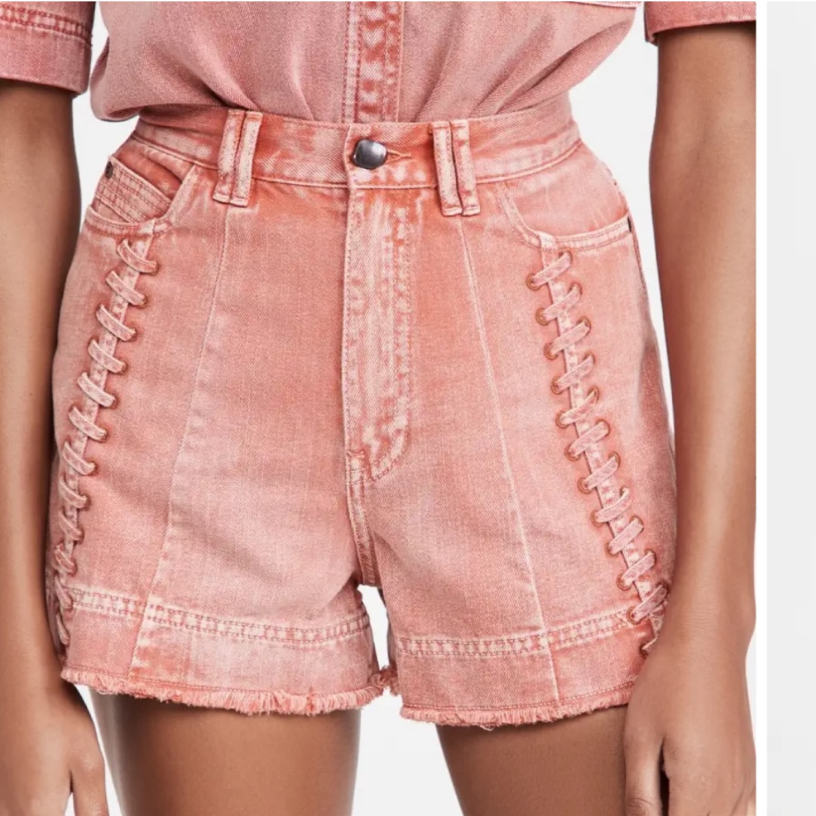 Aje Denim Shorts - Image 1
