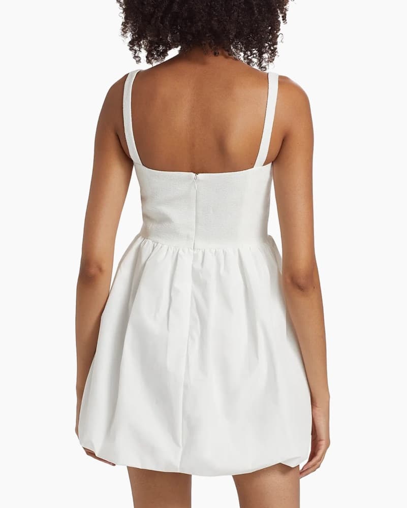 Amanda Uprichard White Mini Dress - Image 4
