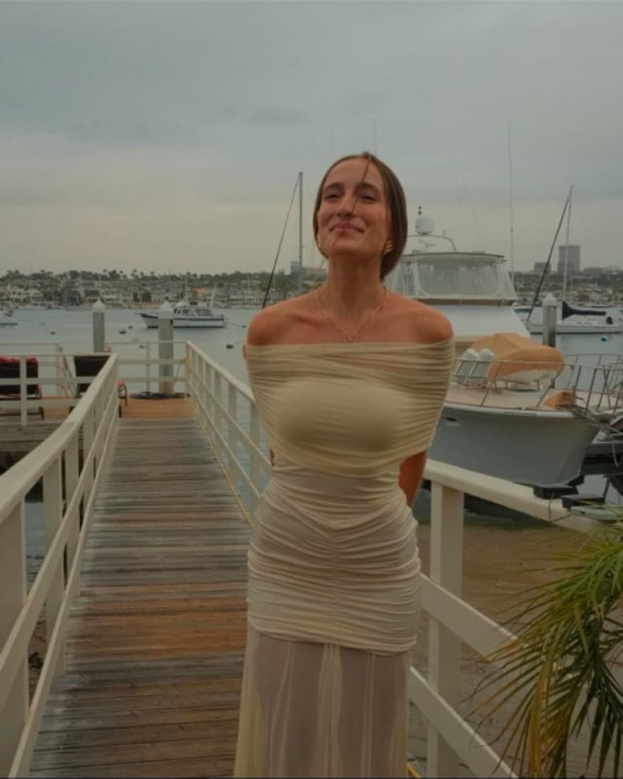 Meshki Caspian Ivory Dress - Image 1