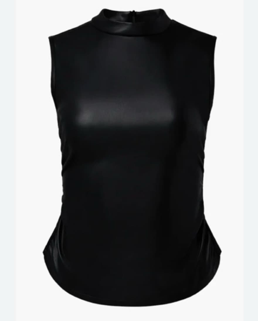 We Wore What Leather Top - Image 1