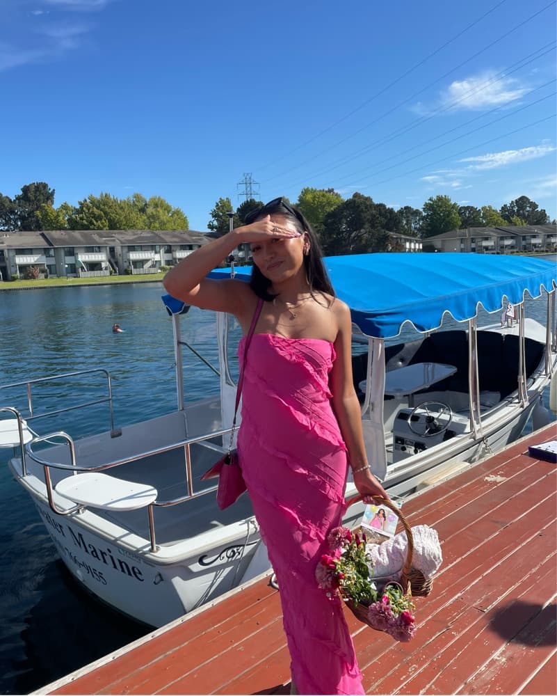 Pink Princess Polly Dress - Image 2