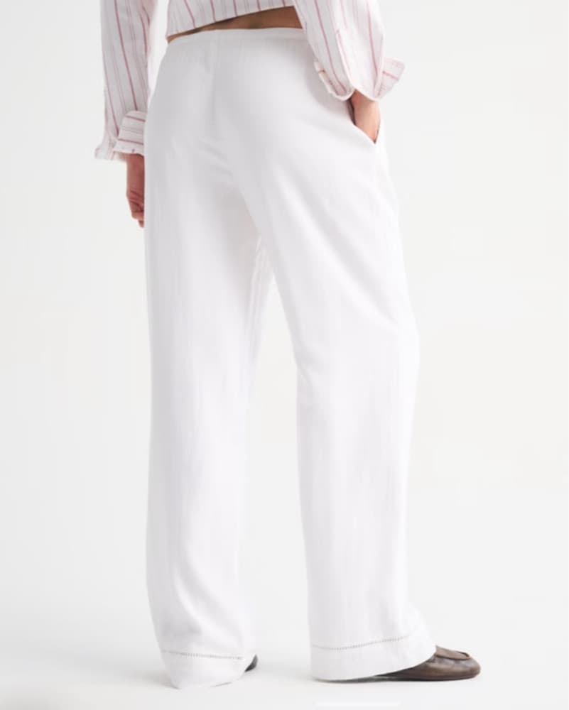 Whie Linen Pants - Image 3