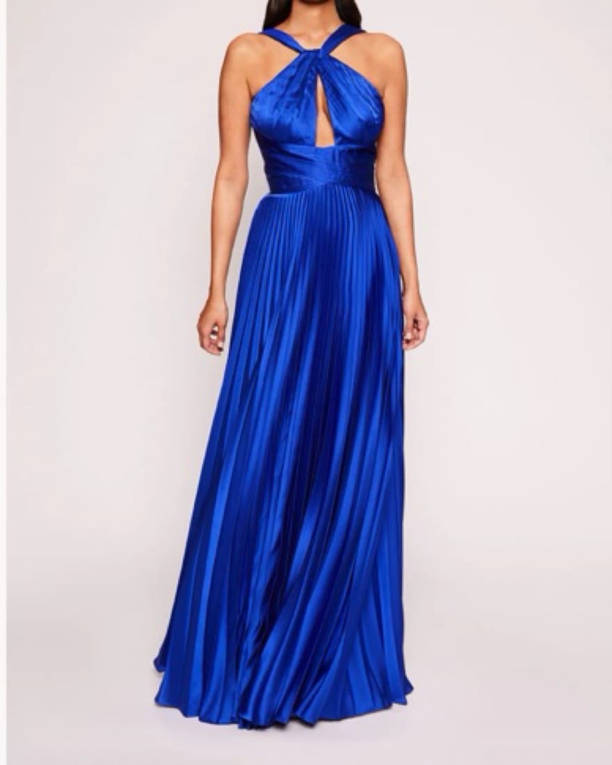 Marchesa Notte Sapphire Gown - Image 1