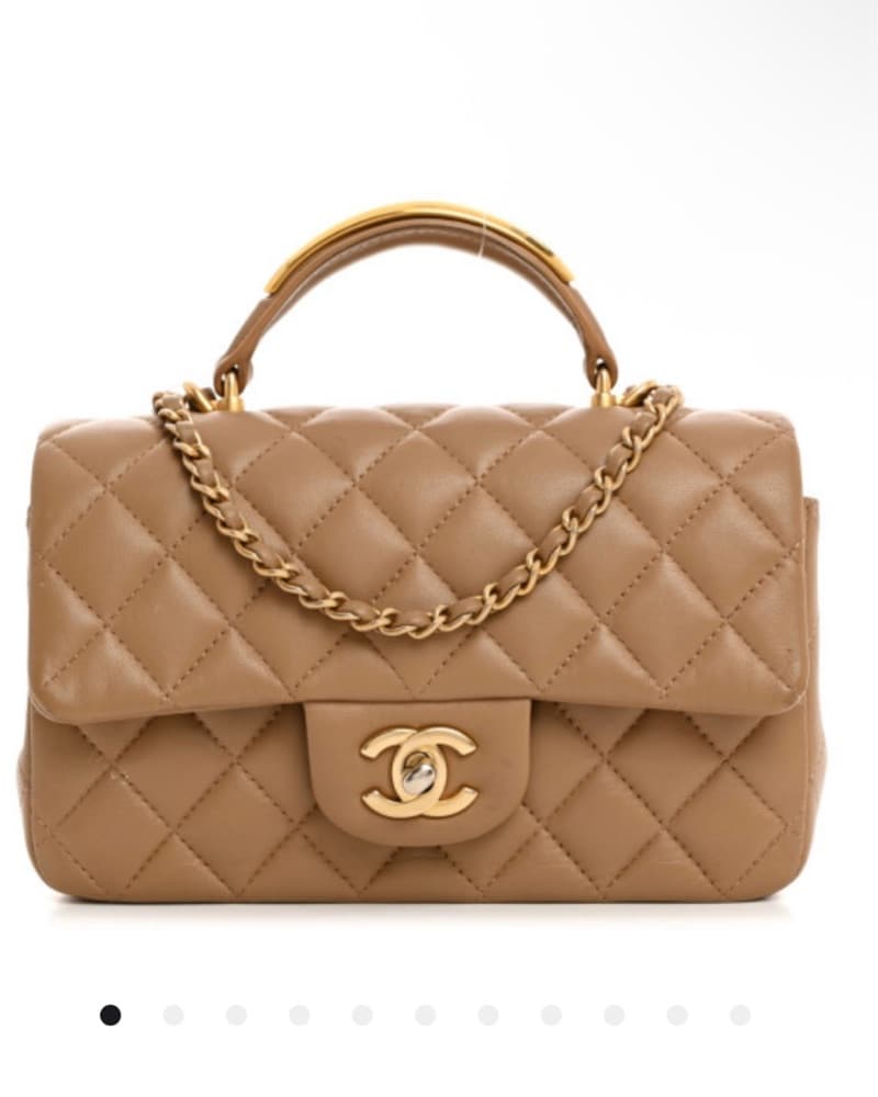 CHANEL Lambskin Quilted Mini - Image 4
