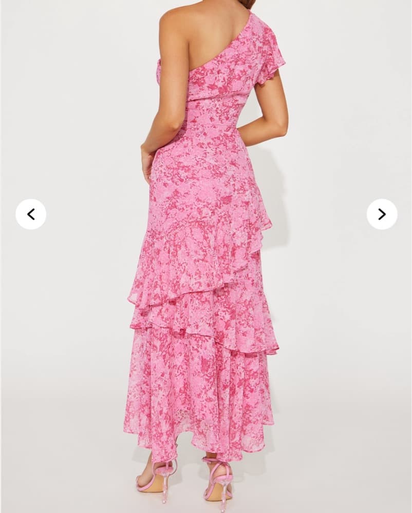 Pink Floral Dress - Image 2