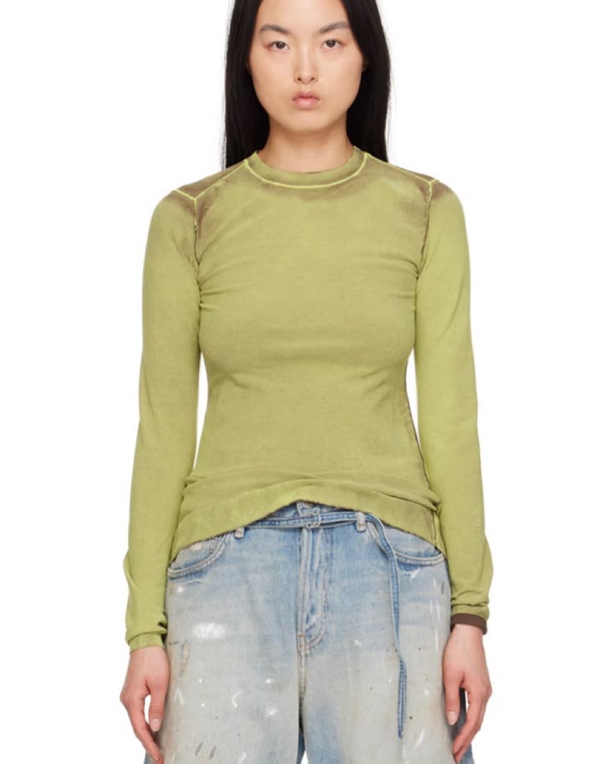 Acne studios Green Cut Out Top - Image 3
