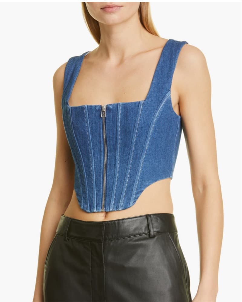 Staud Denim Top - Image 2
