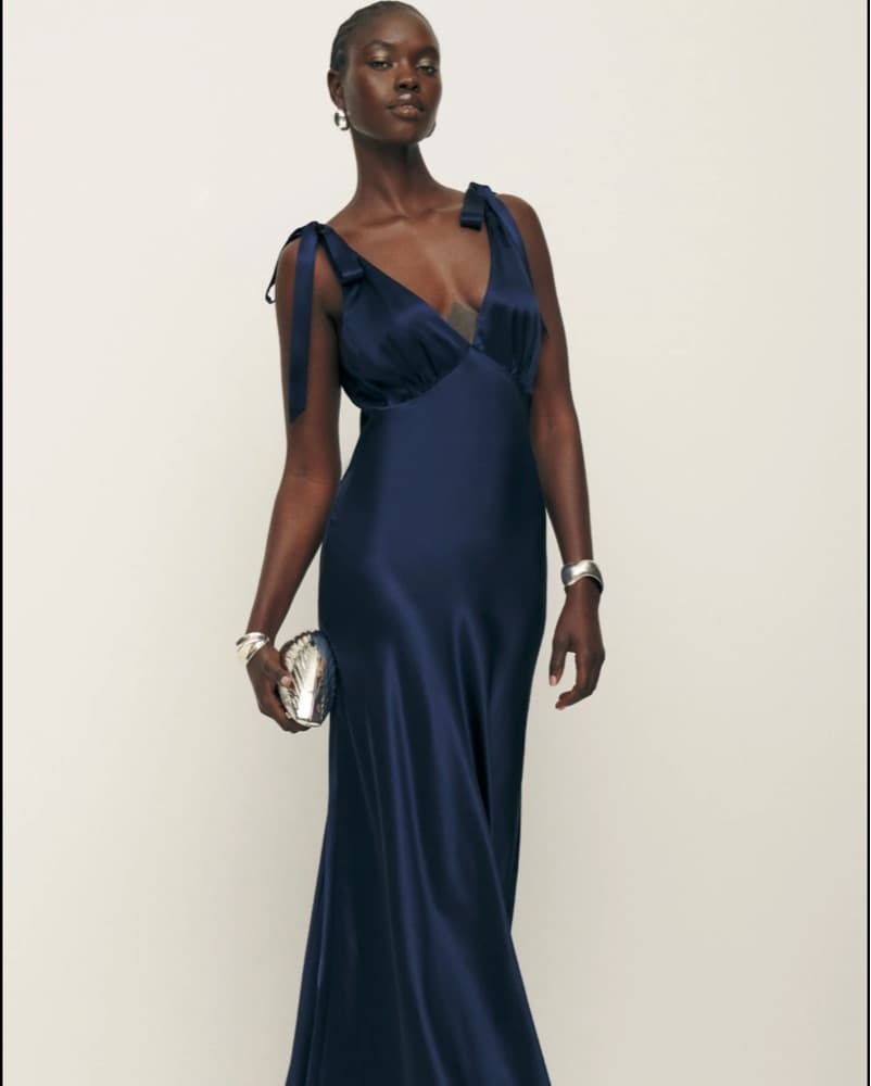 Reformation Pernille Silk Dress - Image 1