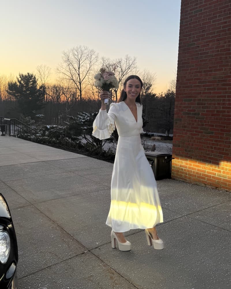 Vintage Giambattista Valli White Dress - Image 2
