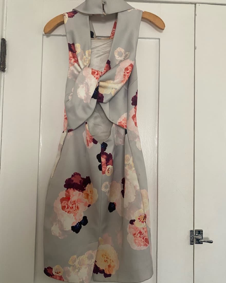 Blue Floral Keepsake Dress - Image 2