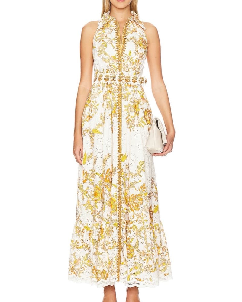Elegant Floral Maxi Dress - Image 1