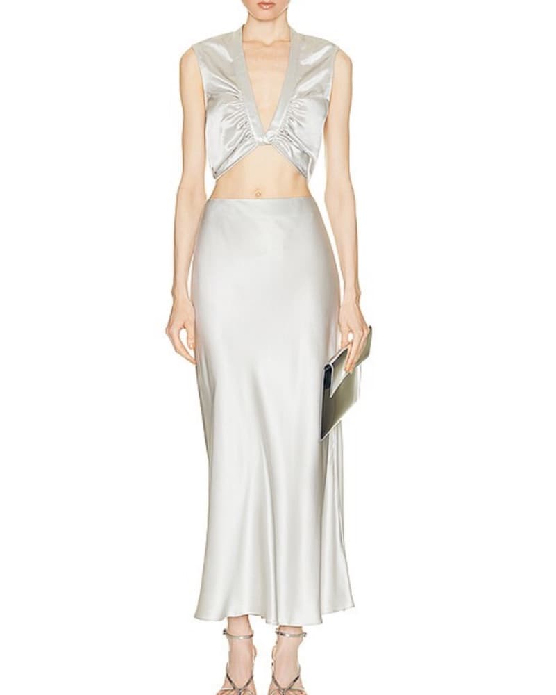 Mia Skirt in Silver Auteur Studio - Image 1