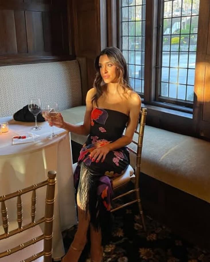 Alana Dress In Noir - Image 4