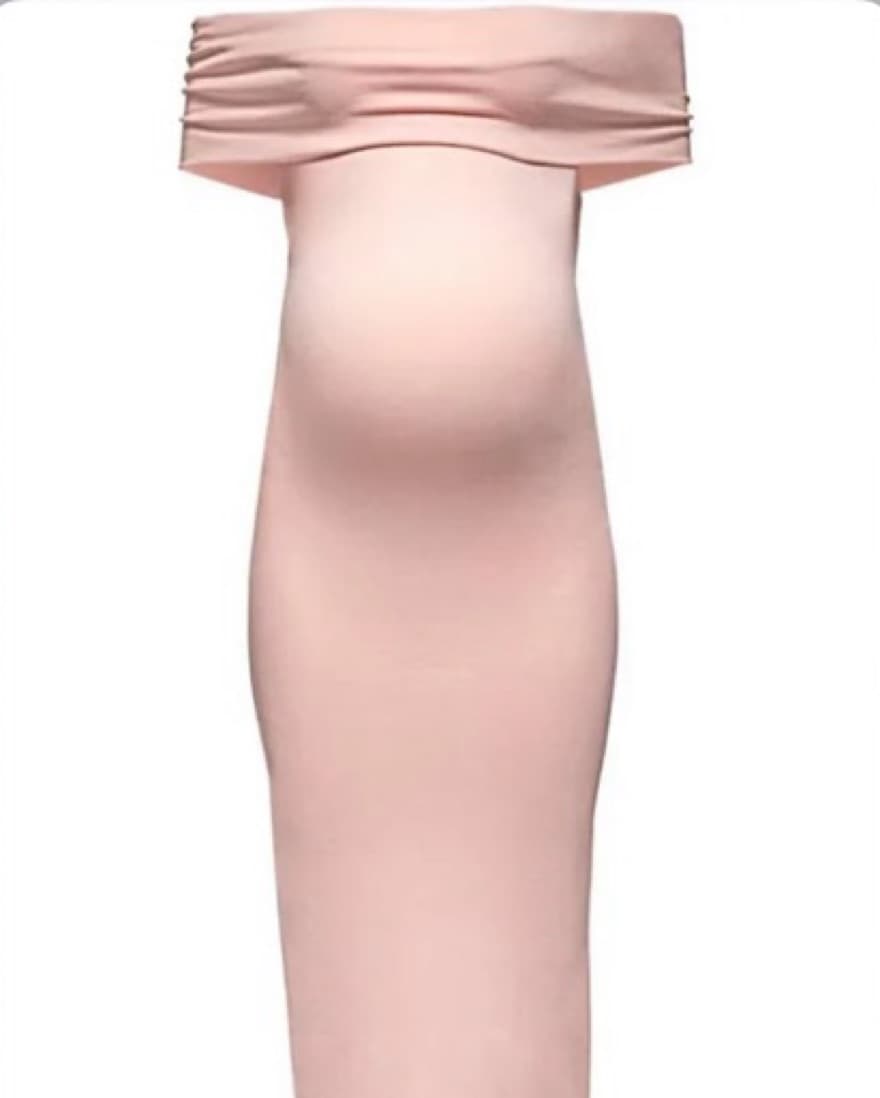 Elegant Pink Midi Dress - Image 2