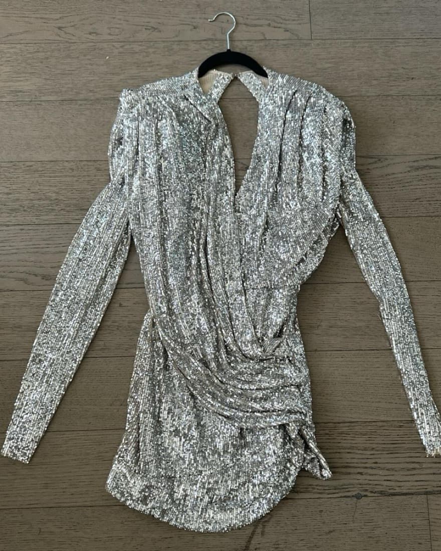 Raissa Vanessa Sequined Backless Dress - Image 3