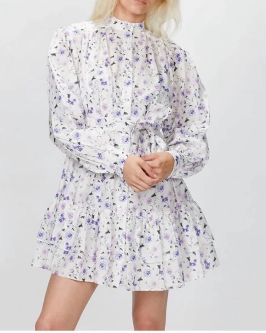 The Kooples Floral Mini Dress  - Image 1