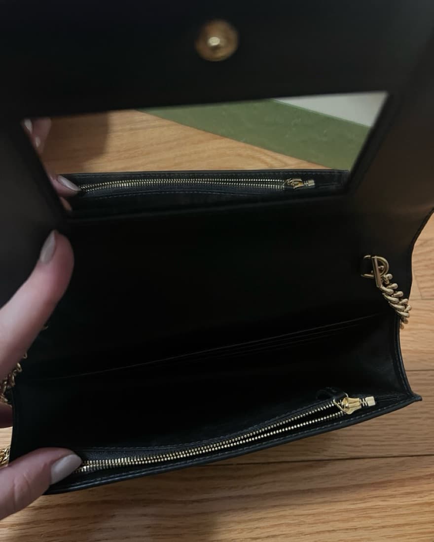 Gucci Matelasse Chain Wallet - Image 5