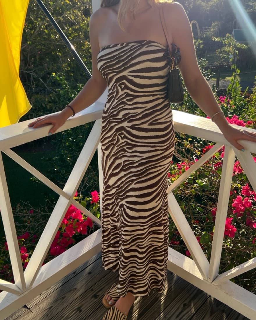 ZEBRA MAXI DRESS - Image 2