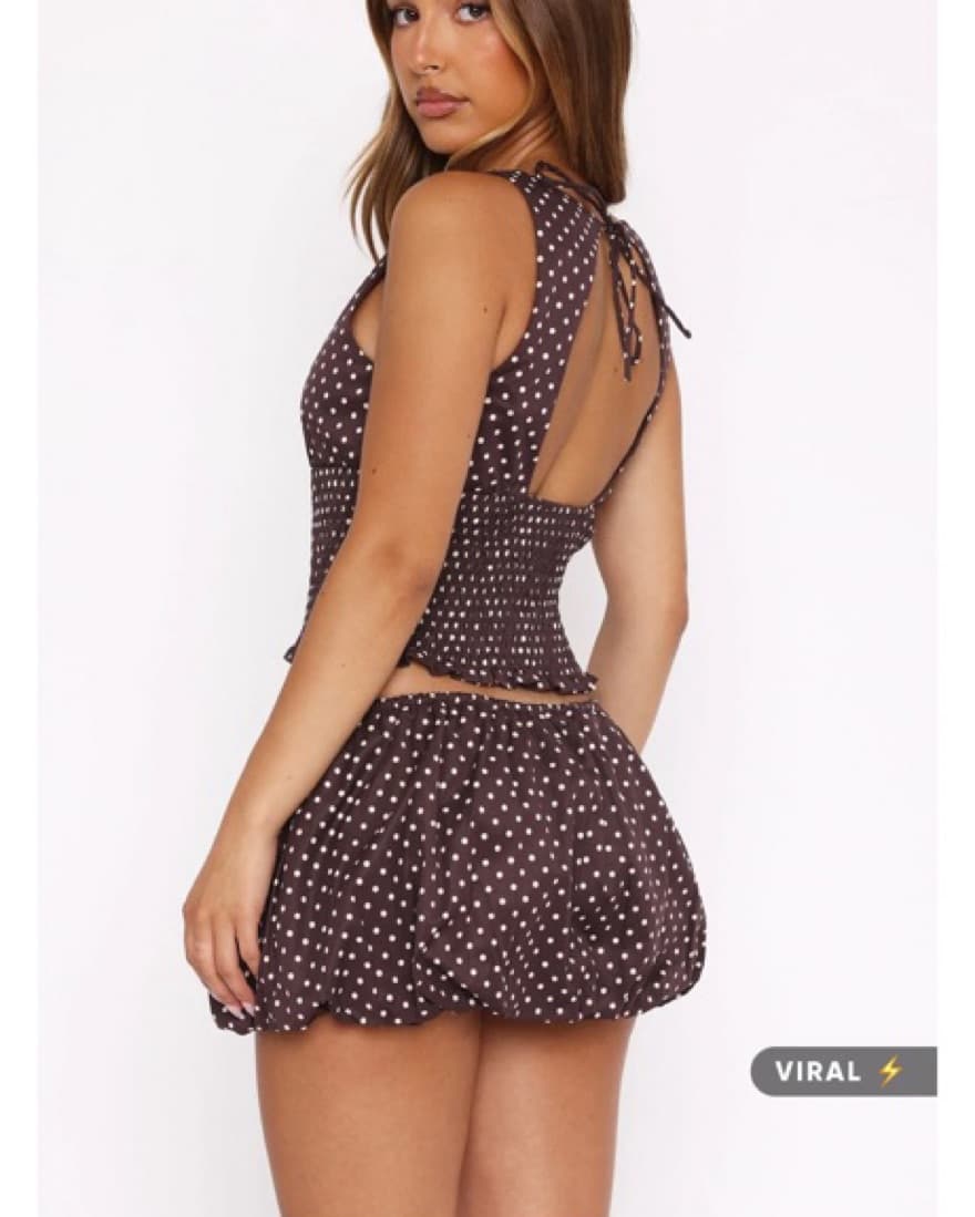 White Fox Boutique Polka Dot Set - Image 4