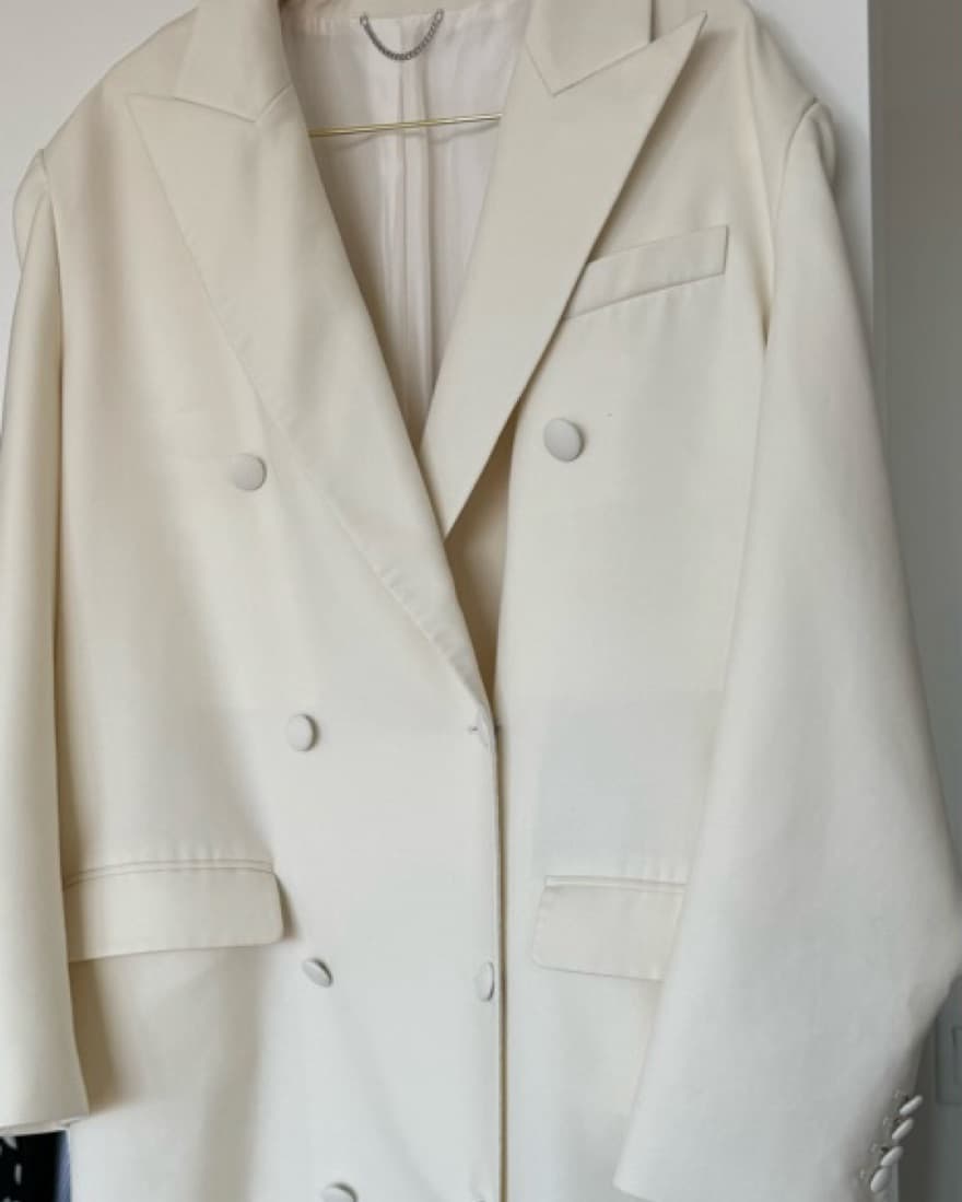 Magda Butrym white Double Breasted wool  - Image 2