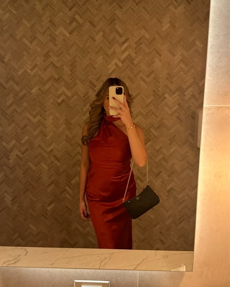 Hello Molly Satin Maxi Dress - Image 3