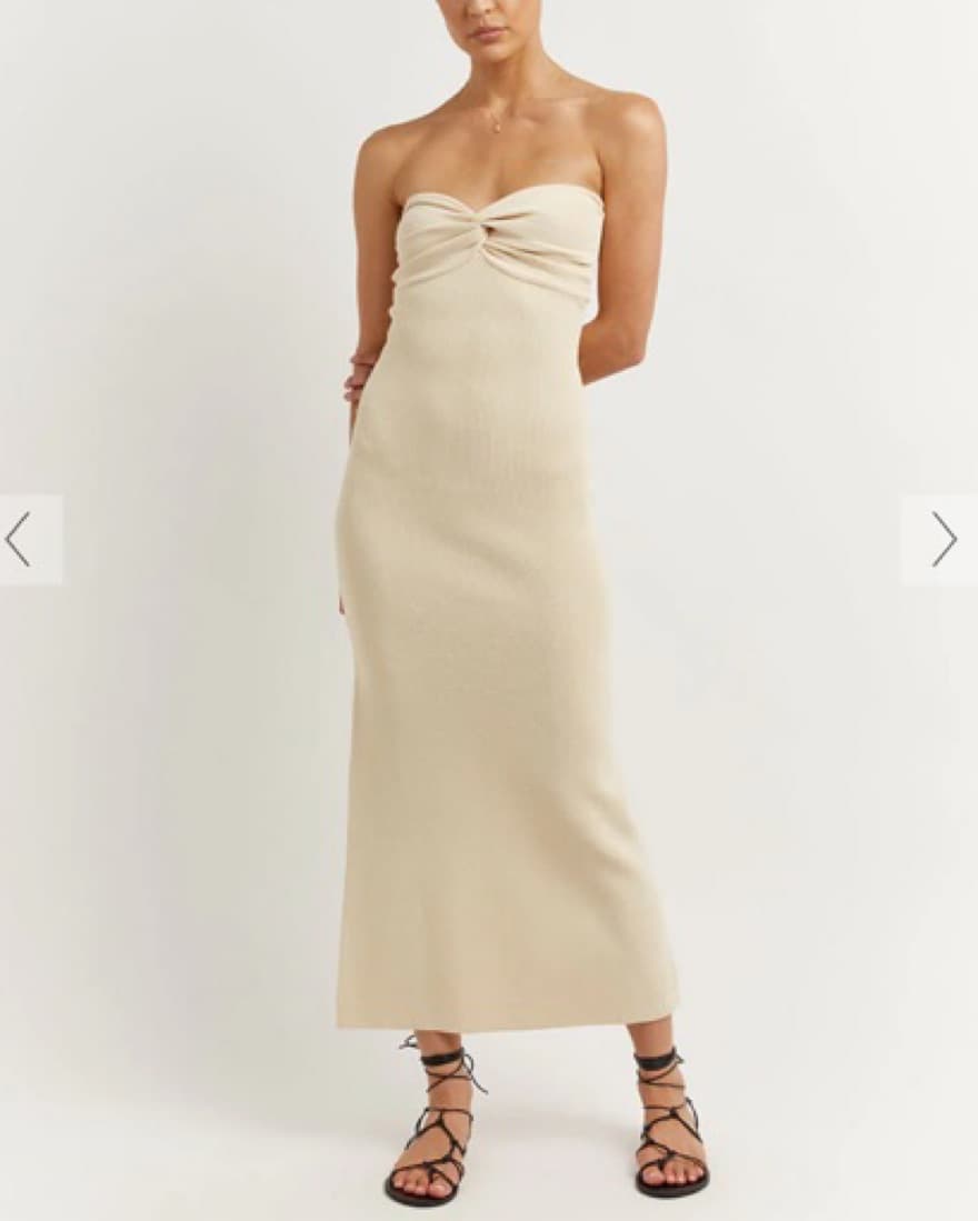 Dissh Cream Knit Dress - Image 2