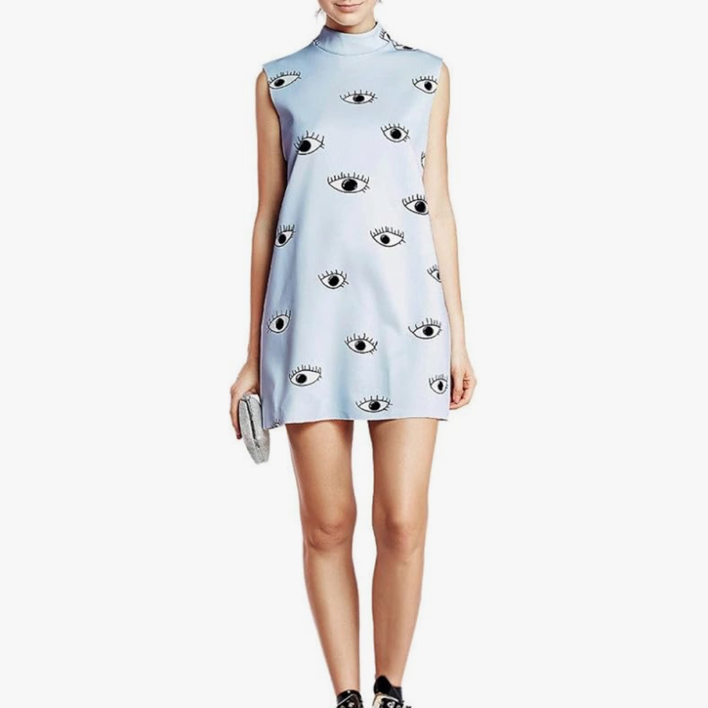 Funky Eyes Shift Dress - Image 1