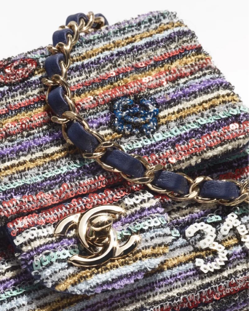 Chanel Sequin Mini Flap Bag - Image 2