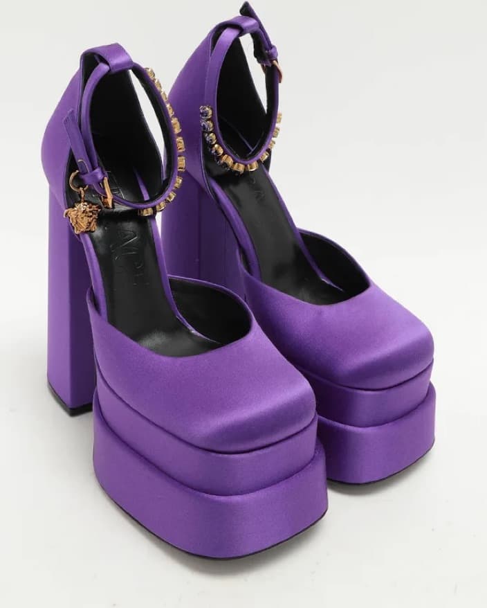 Versace Satin Pumps - Image 3