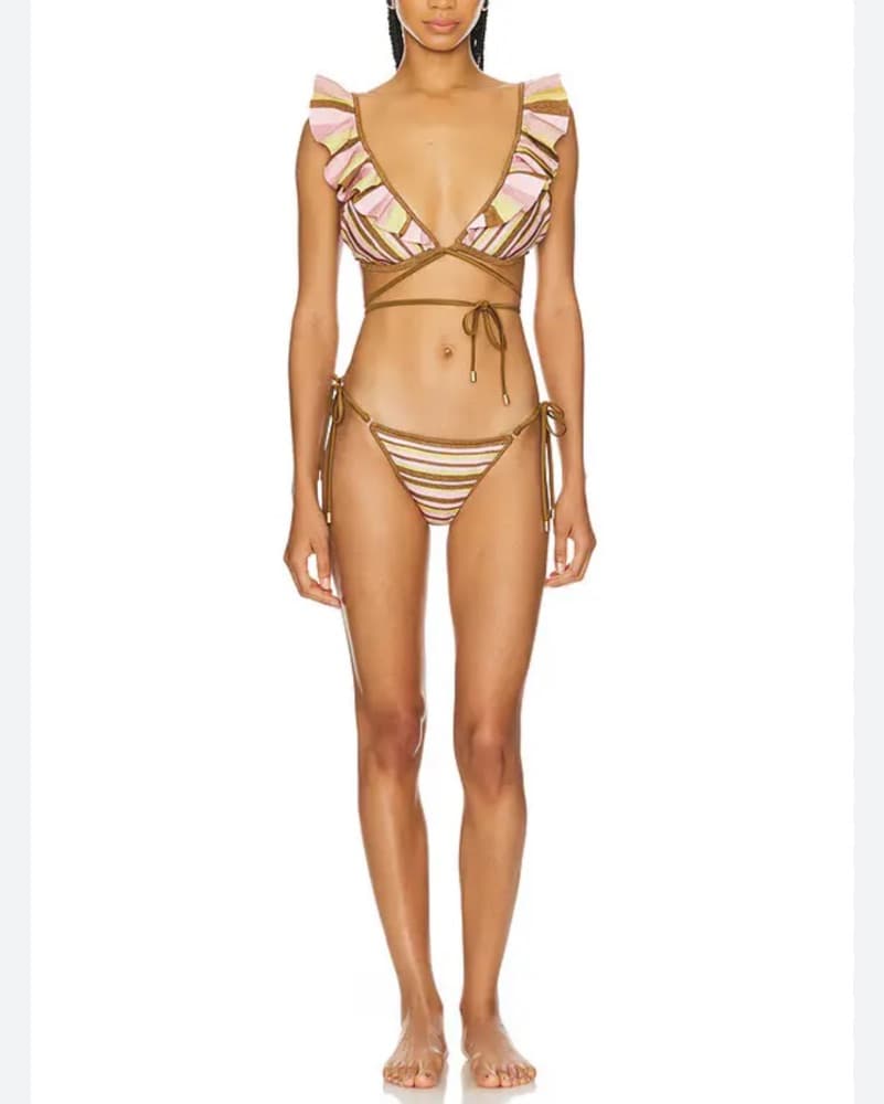 Zimmermann Striped Swimwear Set - Image 2