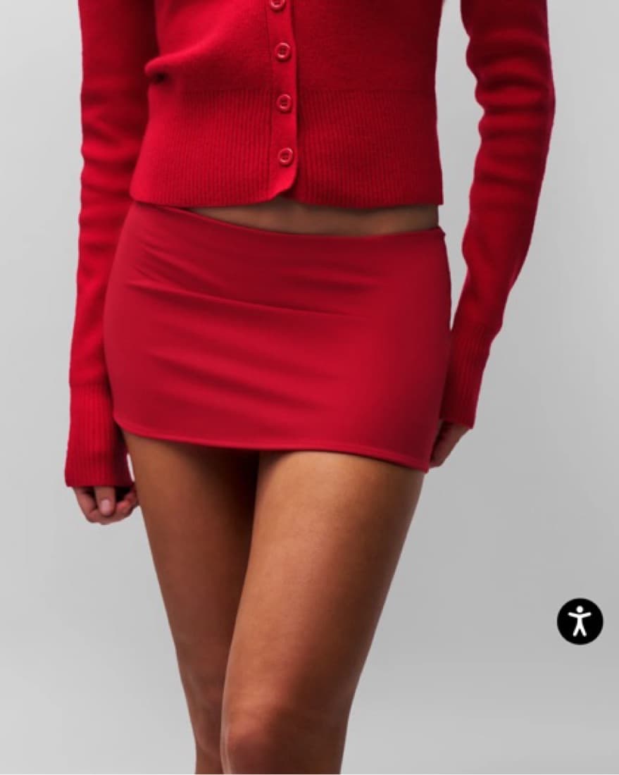 Guizio Micro Mini Stretch Skirt - Image 1