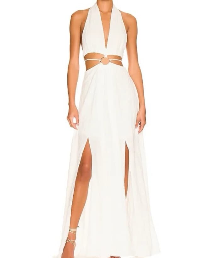 Significant Other Ava Dress in White - Image 5