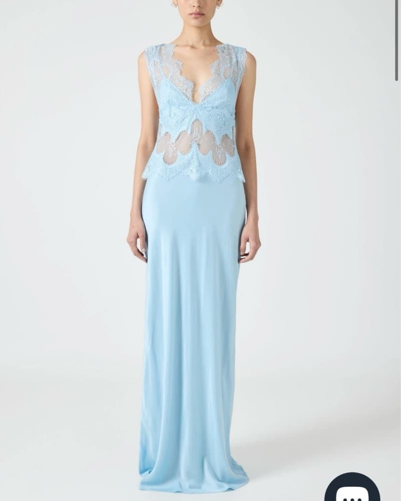 Third Form Lace floor Length Gown  - Image 1