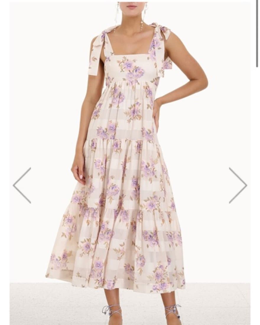 Rosa Striped Picnic Dress - Image 2