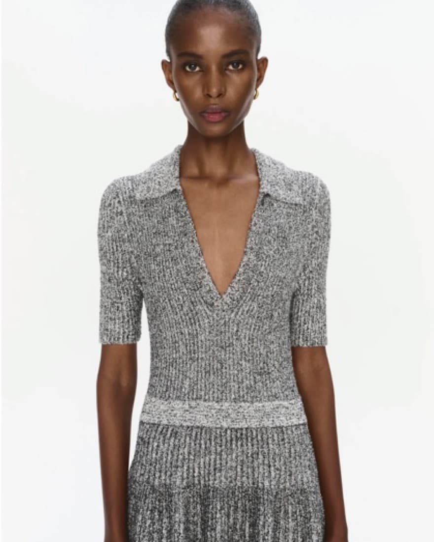 Simkhai Patricia Dress In Grey Multi - Image 4