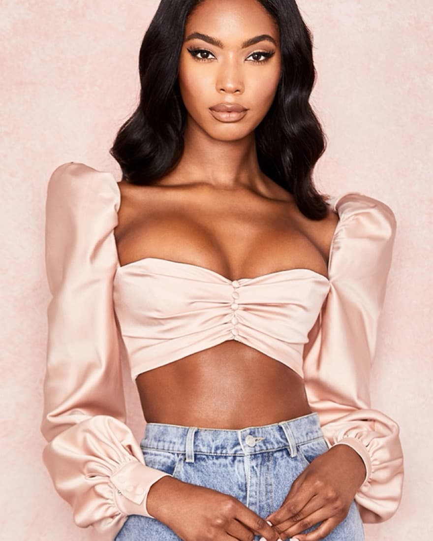 House Of CB Jana Top In Blush - Image 1