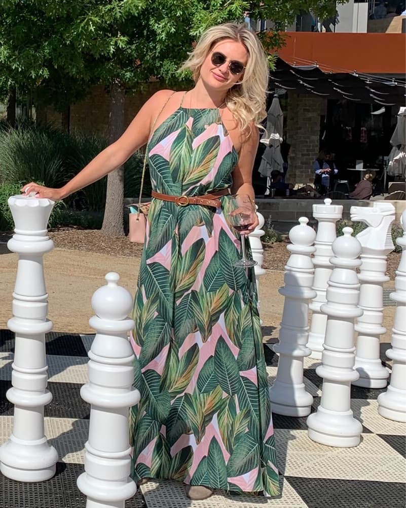 Show Me Your Mumu Palm Tree Maxi Dress - Image 1