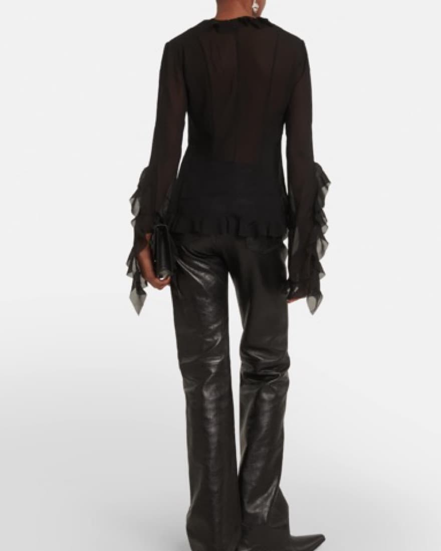 Acne Studios Toulise Ruffled Blouse - Image 2