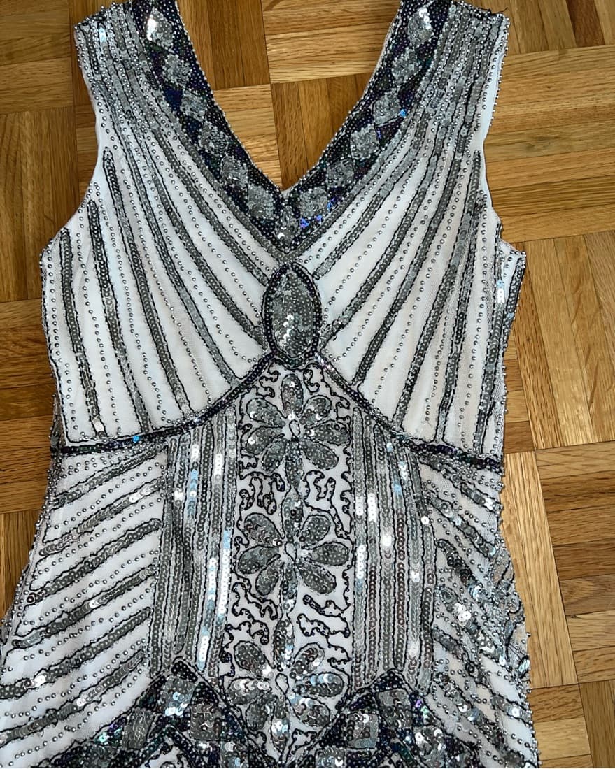 1920s Flapper Dress Halloween Costume - Image 4