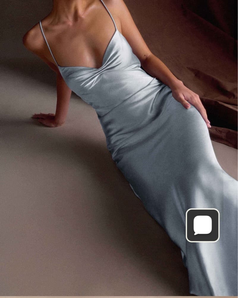 Meshki Lilly Sweetheart Satin Maxi Dress - Image 4