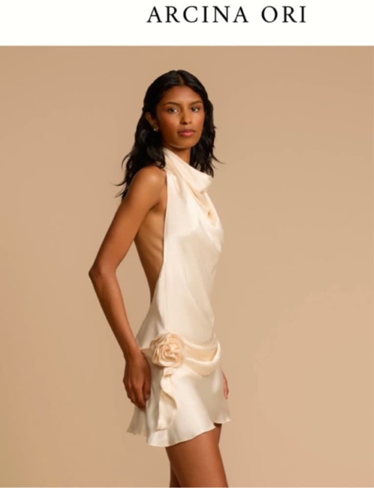 Arcina Ori Rosa Dress Ivory - Image 2