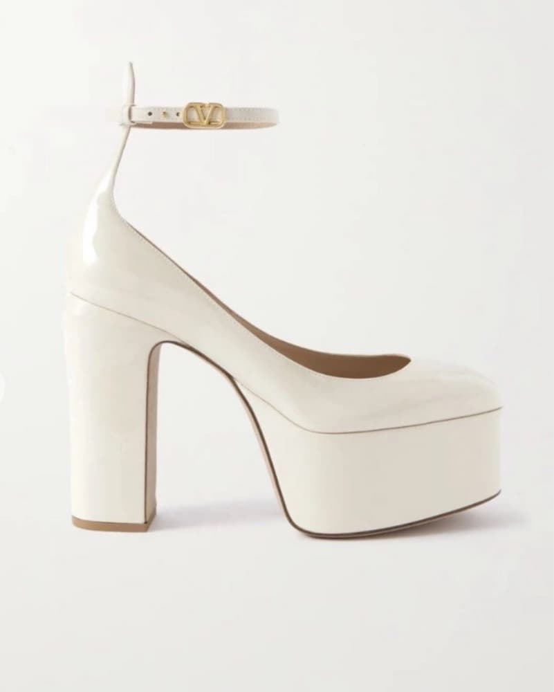 Valentino Tan-Go Patent Leather Pumps - Image 1