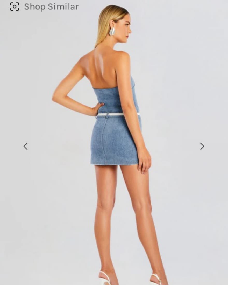 Retrofete Rayne Denim Dress - Image 2