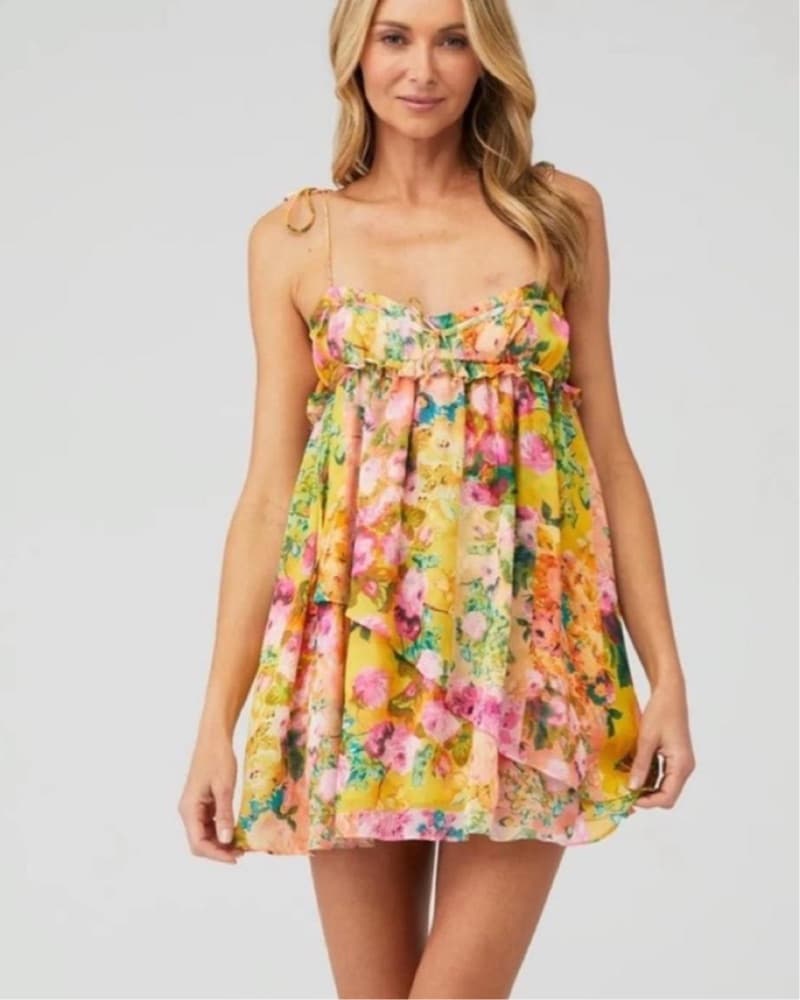  Floral Ruffle Sundress - Image 2