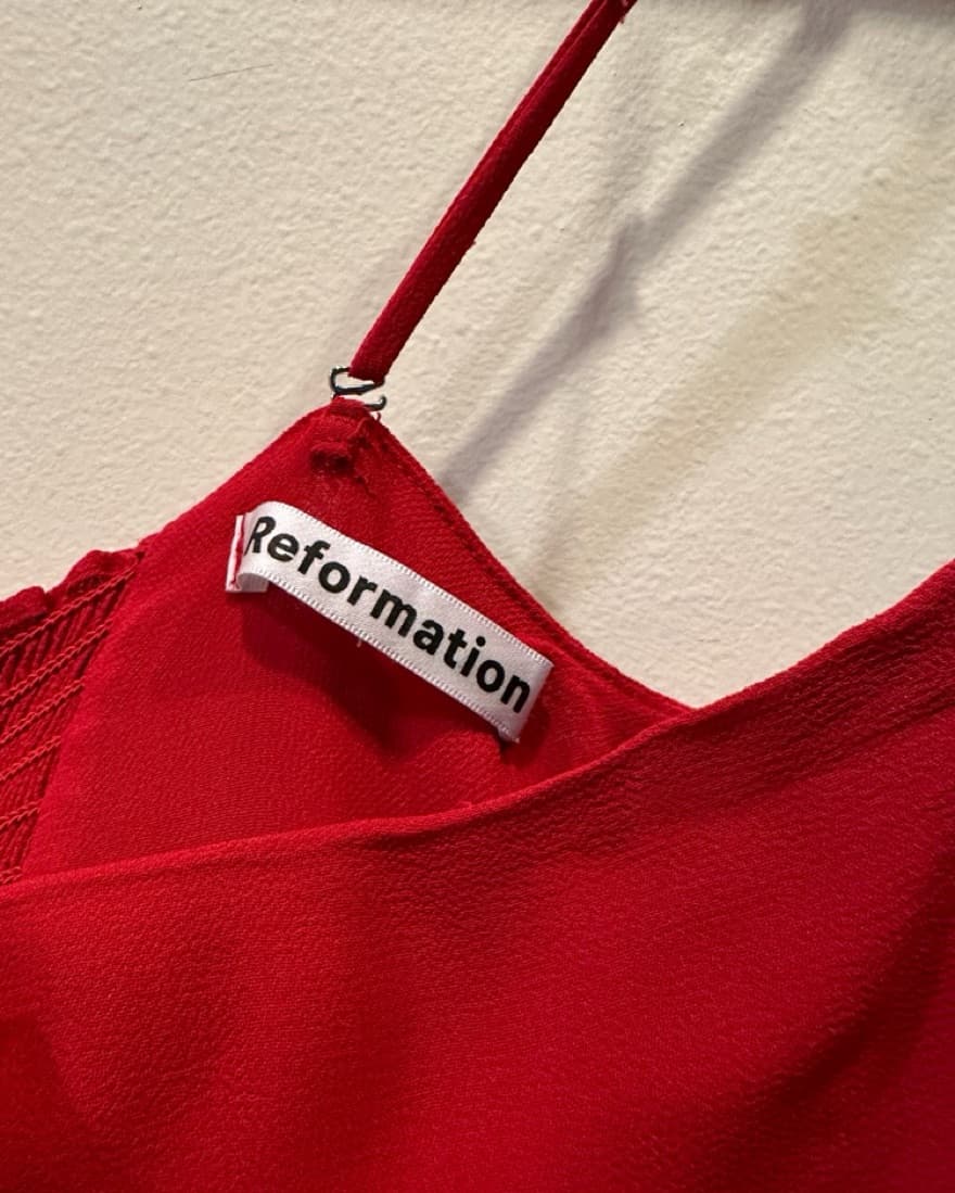 Reformation Red Maxi Dress - Image 2